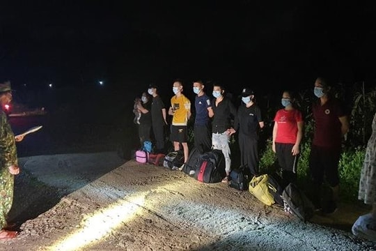 Cao Bằng: 11 công dân nhập cảnh trái phép qua biên giới