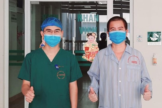 Bệnh nhân Covid-19 nặng, từng được can thiệp ECMO xuất viện