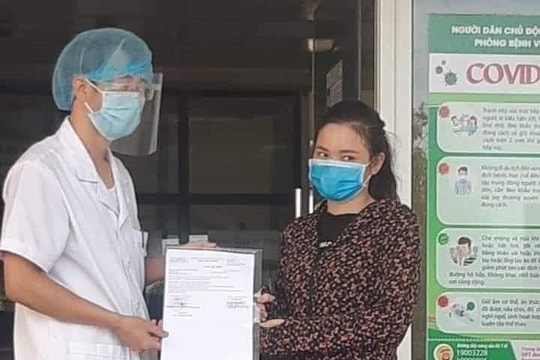 Bệnh nhân mắc Covid-19 đầu tiên ở TP Vinh đã được xuất viện