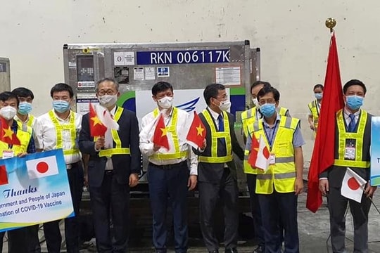 1 triệu liều vắc xin Covid-19 từ Nhật về Việt Nam đầu tháng 7