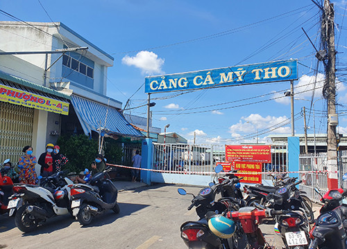 Tiền Giang:  Phong tỏa Cảng cá Mỹ Tho vì có 7 ca dương tính SARS CoV-2