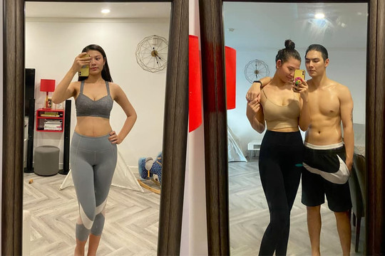 Chúng Huyền Thanh giảm được 18 kg sau gần 3 tháng sinh con