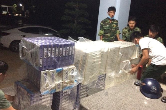 Tây Ninh: Bắt giữ 14.200 gói thuốc lá lậu vượt biên