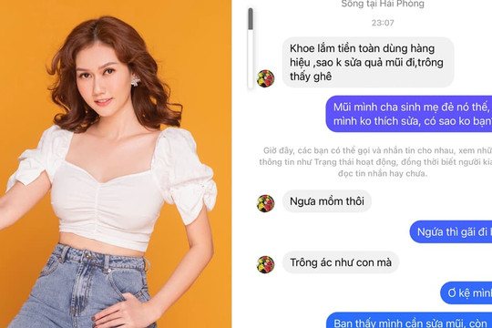 Diễn viên Hương Giang đáp trả khi bị chê 'mặt sát, gò má cao'