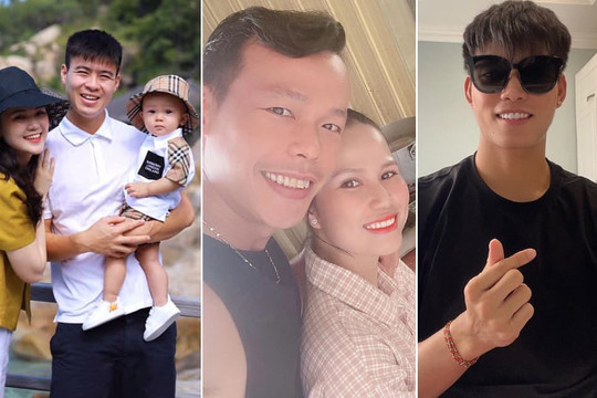 Dàn cầu thủ Việt làm gì khi ở nhà: Văn Thanh 'thả thính' gái xinh; Thủ môn Bùi Tấn Trường hạnh phúc bên vợ con