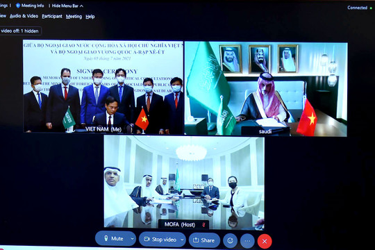 Ngoại giao 2 nước Việt Nam - Saudi Arabia ký Bản ghi nhớ về tham vấn chính trị