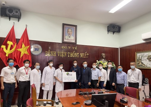 Bamboo Capital tặng 2 tỉ đồng cho công tác phòng chống dịch Covid-19 Bệnh viện Thống Nhất