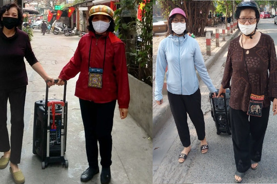 Tuyên truyền viên lưu động - “Cánh chim không mỏi” trong cuộc chiến chống dịch Covid-19
