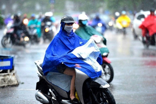 Dự báo thời tiết 10/7: Bắc Bộ có mưa dông rải rác
