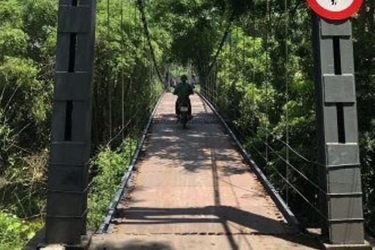 Thái Nguyên: Kiểm tra, rà soát các cầu treo trên địa bàn tỉnh

