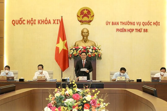 Khai mạc Phiên họp thứ 58 của Ủy ban Thường vụ Quốc hội
