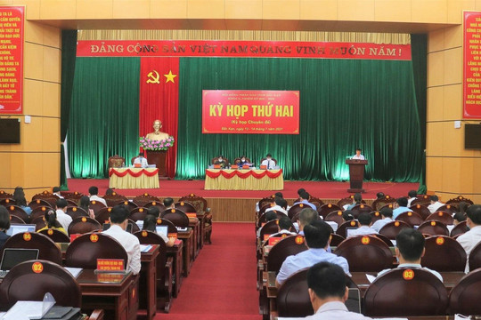 Bắc Kạn Khai mạc Kỳ họp thứ hai, HĐND tỉnh khoá X, nhiệm kỳ 2021-2026