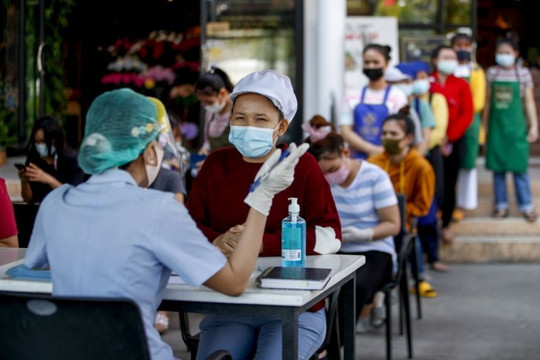 Thái Lan vừa ghi nhận một số ca nhiễm cùng lúc 2 biến thể SARS-CoV-2