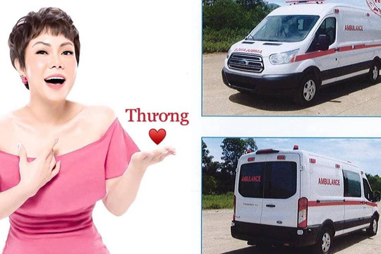 Việt Hương chính thức thông báo xe cứu thương 2,5 tỷ đã về đến Việt Nam giữa mùa dịch