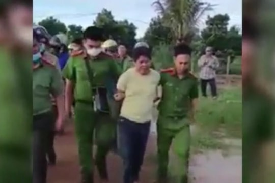 Bắt đối tượng chém cán bộ Công an tại chốt kiểm soát dịch