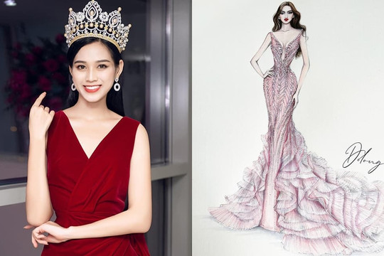 Hé lộ 5 bản vẽ váy dạ hội của Hoa hậu Đỗ Thị Hà tại Chung kết Miss World, hứa hẹn bùng nổ ở đấu trường quốc tế
