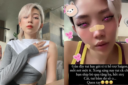 Quen tay gửi tiền từ thiện, Tóc Tiên “đứng hình” vì chuyển nhầm luôn cho shipper 15 triệu