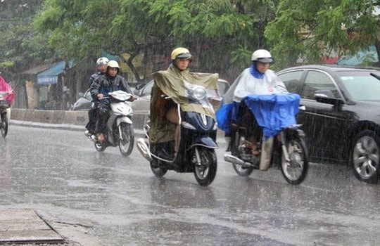 Thời tiết hôm nay: Nền nhiệt giảm mạnh, Bắc Bộ có mưa dông