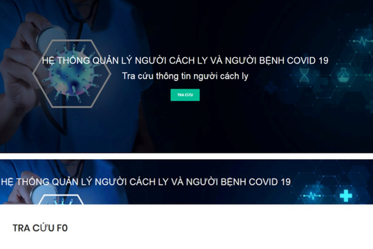 Tra cứu nơi người thân đang cách ly, điều trị Covid-19 như thế nào?