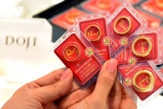 Ngày 19/7, giá vàng tăng trong phiên đầu tuần