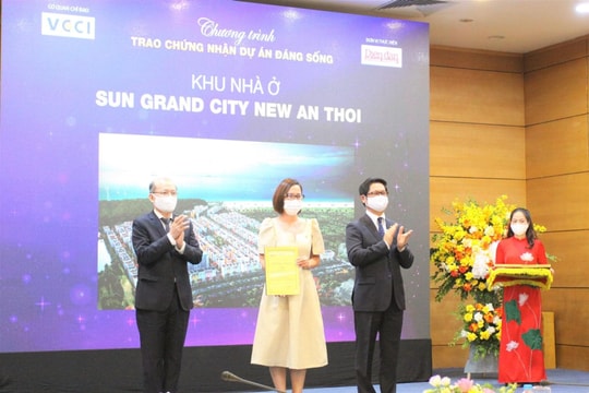 ‏Sun Property (thành viên Sun Group) “ẵm” 4 giải thưởng tại chương trình “Dự án đáng sống 2021”