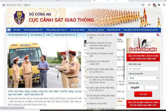 Từ 21/7, người dân hoàn thiện thủ tục đăng ký, khai báo phương tiện online như thế nào?