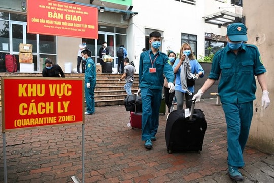 Người từ vùng dịch về Hà Nội phải cách ly tập trung