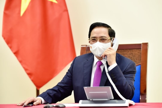 Thủ tướng Hàn Quốc nhất trí cao với các đề xuất hợp tác của Thủ tướng Phạm Minh Chính trong chiến lược vaccine