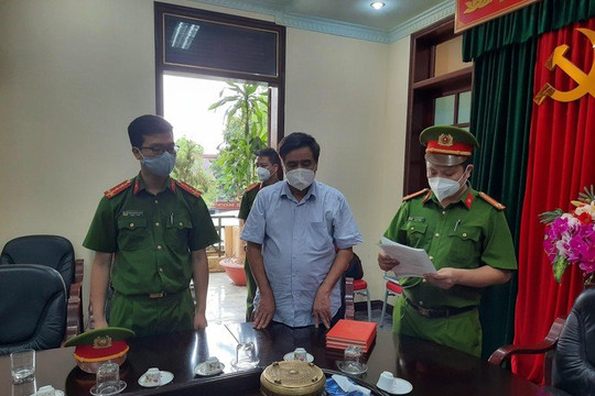 Nguyên quyền Cục trưởng Cục QLTT Hải Dương bị bắt tạm giam