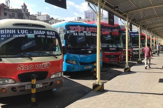 Ninh Bình dừng xe khách đi Hà Nội và cấm đón, trả khách qua địa bàn
