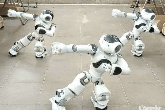 Ngỡ ngàng trước màn nhảy múa của các rotbot