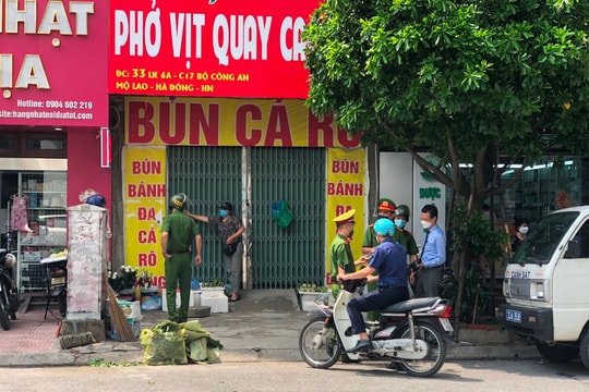 Hà Nội: Gần 300 trường hợp vi phạm phòng, chống dịch bị xử lý