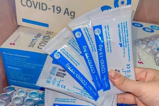 Khuyến cáo người dân không mua bộ kit test nhanh Covid-19 trên mạng