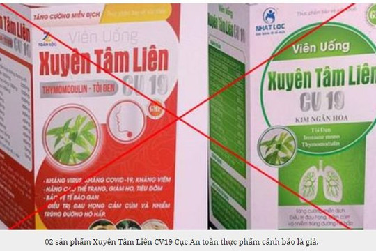 Lập tức kiểm tra các loại thực phẩm bảo vệ sức khỏe với công dụng "hỗ trợ điều trị Covid-19"