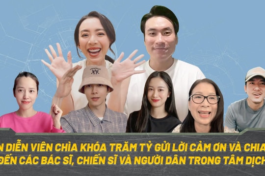 Thu Trang - Kiều Minh Tuấn cổ động chống dịch