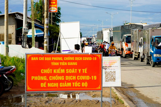 Từ 27/7, Tiền Giang yêu cầu người dân không ra ngoài sau 18h