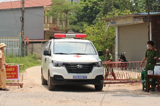 Thái Nguyên: Thêm 5 trường hợp F1 dương tính với SARS-CoV-2