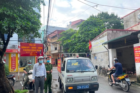 Công an quận Bắc Từ Liêm tăng cường các biện pháp phòng chống dịch Covid 19 trên địa bàn quận