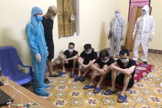 Phát hiện 4 người Trung Quốc nhập cảnh trái phép ở Thái Nguyên