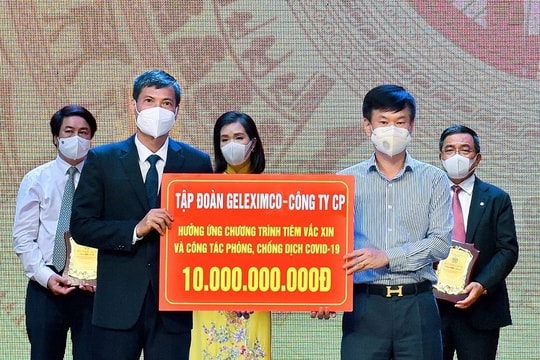 Geleximco và ABBANK tặng 500 máy thở         dòng cao hỗ trợ điều trị bệnh nhân Covid-19 cho TP. HCM
