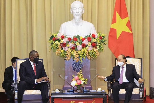 Bộ trưởng Quốc phòng Lloyd Austin: Hoa Kỳ sẽ làm hết sức có thể để hỗ trợ Việt Nam trong phòng, chống COVID-19