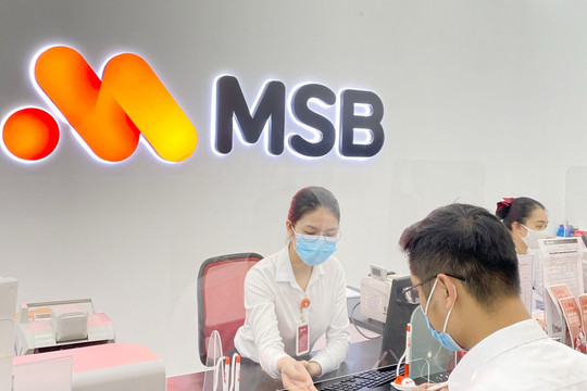 MSB hoàn thành 95% kế hoạch lợi nhuận sau 6 tháng đầu năm
