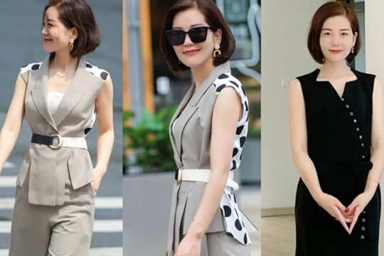 Đây là kiểu váy hè phổ biến của phụ nữ tuổi 40. Hợp thời trang, tân tiến, không lỗi mốt và phù hợp với lứa tuổi