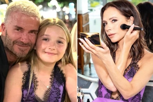 Beckham bị chỉ trích vì để con gái mặc đầm khoét hở hang quá đà