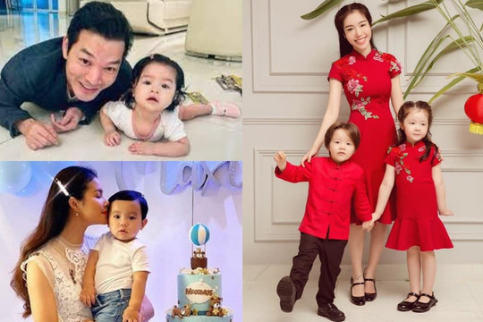 Phạm Hương, Elly Trần và những sao Việt thường xuyên đăng hình con trong khi 'người bạn đời' thì được giấu kín