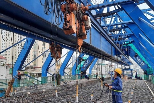 Hà Nội: Tăng tốc làm đường Vành đai 2 trong thời kỳ giãn cách