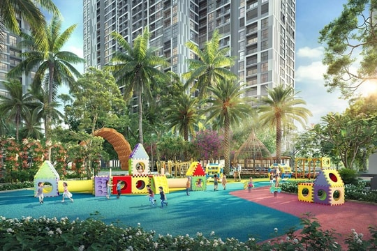 Tận hưởng tầm nhìn kép đắt giá từ ốc đảo xanh sinh thái trong lòng Vinhomes Ocean Park
