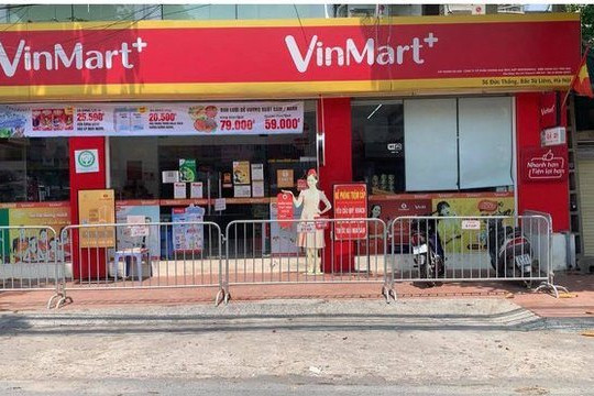 Danh sách siêu thị, cửa hàng Vinmart tạm đóng cửa do liên quan ca F0