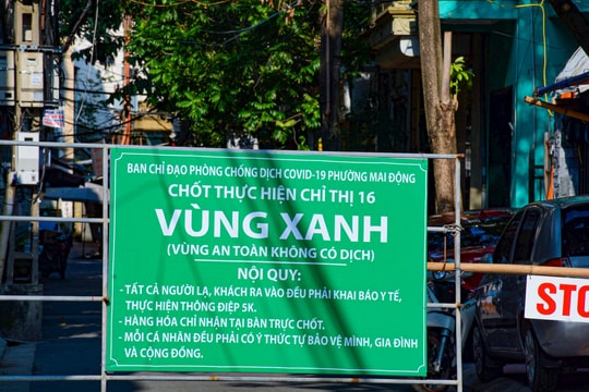 Cận cảnh những chốt "Vùng xanh" an toàn tại Hà Nội