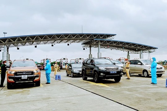 Hải Phòng: Tăng cường thêm các chốt kiểm soát dịch trên Quốc lộ 10